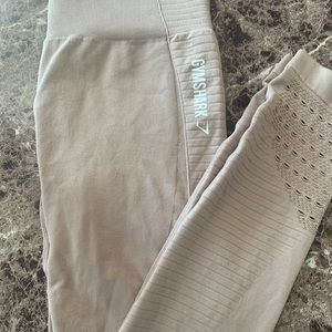 Seamless Energy High Waisted Leggings- Beige